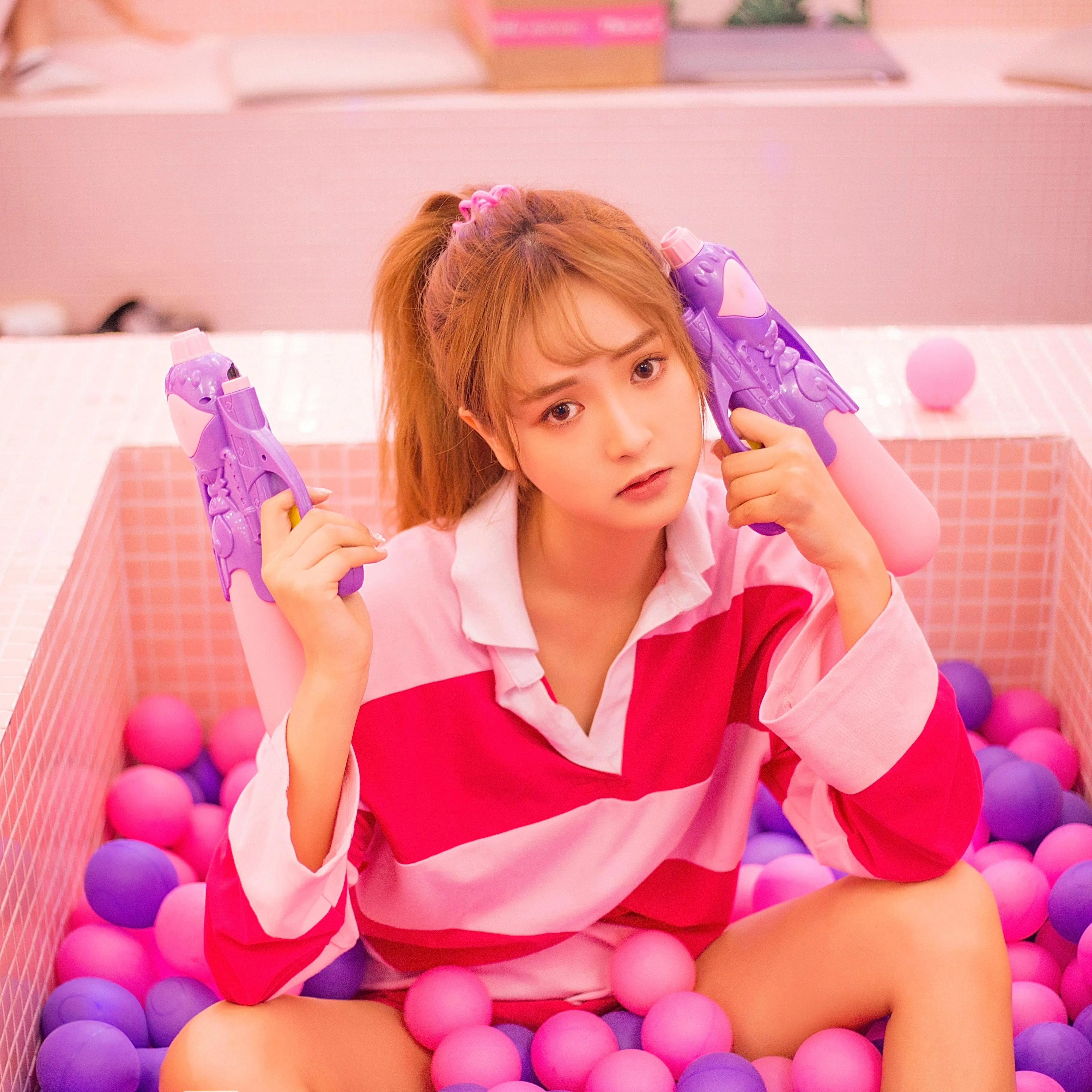 [艺图语] 2022.06.22 粉色少女心 窦鹤鑫 [21P]插图9